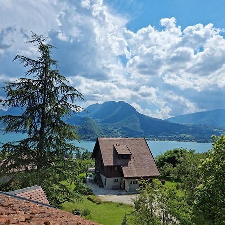 Petit studio vue lac / La Talloirdaze Talloires Esterno foto