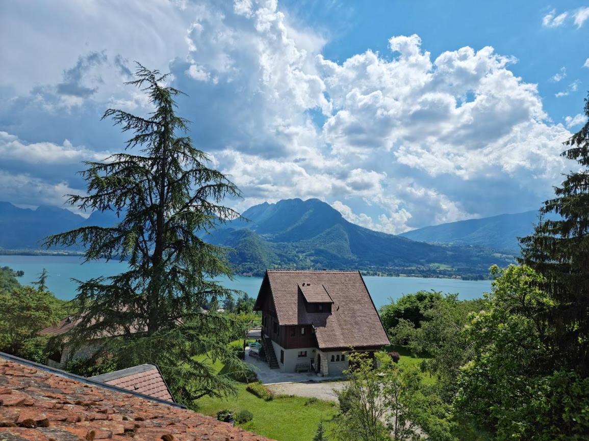 Petit studio vue lac / La Talloirdaze Talloires Esterno foto